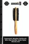 Hairbrush Ergonomic Wooden Handle Fireproof Salon Type Style Use Beauty
