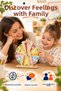 Wooden Emotion Wheel – How I Feel, Learning Facial Expressions and Emotions, Educational Children's Toy - 4