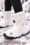Journey Women's White Waterproof Winter Boots with Furry Inner Lining Outdoor Shoes - 6