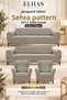 Jacquard Fabric Sehra Pattern 3-3-1-1 Sofa Cover |   Sofa Bed Cover