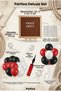 Pirate Themed Birthday Decoration Deluxe Set Coffee Felt Letter Board Stand Balloon Chain 7-Piece Transparent Balloon Stand - 2