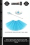 Delux Series Party Product Game Gift Event Accessory Blue Princess Elsa Costume Set 3 Pieces