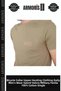 Crew Neck Top Hunting Clothing Casual Men's Clothing Sword Velcro Soldier Undershirt 100% Cotton Single