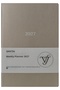 Smyth-2027 Weekly Agenda A5. Flexible Cover.Silver Gilded Edge-Platinum