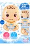 Blue Baby Figure Foil Balloon 22 Inch (55 cm) – Baby Balloon Sitting with a Bottle, Welcome Baby, Baby Shower and Birthday Decoration - 3