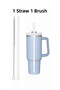 1 Piece Quencher 1.18 and 0.88 Compatible Thermos Straw - with Cleaning Brush Gift - Thermos Straw