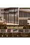 Ip Curtain Special Series Thick Chain Bronze Brown Color (100 * 300) Cornice and Rustic Use