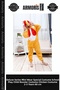 Delux Series Tiny Clothing Special Clothing School Show Children's Rooster Costume - Chicken Costume 2-3 Years 80 cm