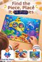 64 Piece Submarine Adventure Themed Puzzle Children's Educational Puzzle Game 27.5X19.5 cm - 6
