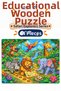 64 Piece Safari Explorers Themed Puzzle Children's Educational Puzzle Game 27.5X19.5 cm