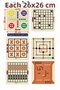 6-Piece Wooden Mind, Intelligence, and Strategy Game Set – Reversi, Ludo, Checkers, Tic Tac Toe, and Corridor O - 5