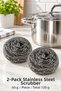 2 Steel Ball Dishwasher Balls – 60 Grams X 2, Total 120 Grams - 4