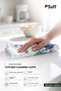 Küchen Mikrofiber Kitchen Cloth Fast Water Absorbing Decorative Kitchen Cleaning Cloth 60X40 cm Sea Turtle - 2
