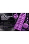 Eva Foam Roller 33X14 cm Embossed Muscle Massage Roller Pilates Fitness Exercise Roller - 3