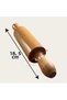 Play Dough Rolling Pin, Wooden Toy Rolling Pin - 3