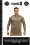 Delux Series Casual Style Simple Design Classic Cut Single Sword Polo Collar Long Sleeve Tactical T-Shirt