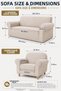 Lycra Fabric Brick Pattern 3311 Sofa Cover |   Sofa, Armchair Cover |   Washable, Flexible (1 Piece) - 4
