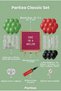 Watermelon Themed 1St Birthday Decoration Classic Set Dark Fuchsia Felt Letter Board Stand Balloon Chain Fruit Set - 2