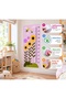Children's Room Height Meter Wall Sticker – Foil Printing, Decorative Height Meter
