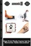 Paw Print Photo Frame Set Table Decoration Souvenir for Memories