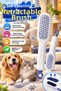 Self-Cleaning Retractable Slicker Comb Brush – Cat and Dog Hair Grooming