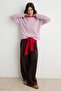 Lila Örme T-Shirt TWOAW27TS00027 - 2