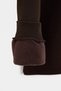 Brown Collar Detailed High-Neck Oversize/Wide Cut Thick/Fleece Lined Sweatshirt Tmnaw26Sw00003 - 7