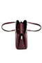 Burgundy - Burgundy Plain Women's Handbag Sp1205 - 3