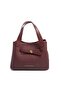 Burgundy - Burgundy Mini Rolax Women's Shoulder Bag Sp1240