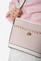 Burgundy - Bone Crow's Feet Plaid Women's Shoulder Bag Sp1284 - 6