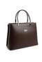 Coffee - Coffee Plain Women's Handbag Sp924 - 4