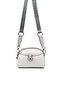 White - A.Grey Honeycomb Women's Crossbody Bag Sp1144