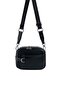 Black - Black Plain Women's Crossbody Bag Sp1256