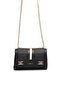 Black - Black Monogram Women's Crossbody Bag Sp1139 - 5