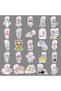 50pcs 50PCS Esther Bunny Stickers Cartoon PVC Decals Toys DIY Decoration Waterproof Skateboard Lugga - 6