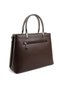 Coffee - Coffee Plain Women's Handbag Sp924 - 6