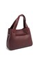 Burgundy - Burgundy Mini Rolax Women's Shoulder Bag Sp1240 - 4
