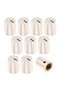 White DAIERBUMP 10PCS Guitar Effect Knob 1/4 Potentiometer Knob Plastic Volume Control 1900 Davies S - 8