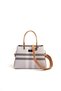 A.Gri - A.Taba Plaid Women's Handbag Sp1098 - 6