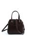 Coffee - Coffee Plain Women's Handbag Sp1136 - 7
