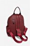 Burgundy - Burgundy Honeycomb Women's Backpack Sp906 - 4