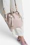 Burgundy - Bone Crow's Feet Plaid Women's Shoulder Bag Sp1137 - 6
