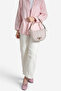 Burgundy - Bone Crow's Feet Plaid Women's Shoulder Bag Sp1270 - 4