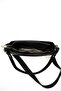 Black - Women's Crossbody Bag with Black Logo Sp1132 - 6