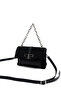 Black - Black Fashion Women's Crossbody Bag Sp1148 - 5