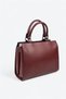 Burgundy - Burgundy Plain Women's Handbag Sp1174 - 5