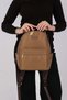 Tütün - Brown Satin Women's Backpack Sp1206