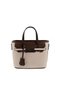 Beige - Brown Plain Women's Handbag Sp1185