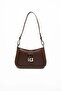 Coffee - Coffee Plain Women's Crossbody Bag Sp1132