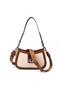 Beige - Tan Plain Women's Crossbody Bag Sp1132 - 6